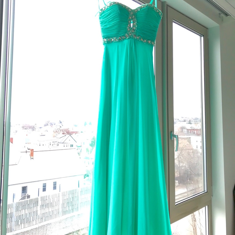 Faviana strapless dress size 00